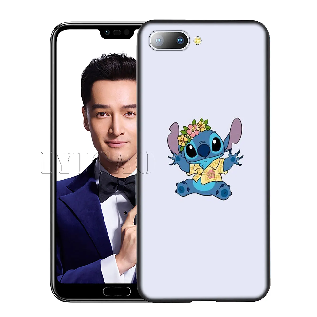 IYICAO cute cartoon Lilo Stitch 11111 Silicone Soft Case for Huawei Y7 Y6 Prime Y9 2018 Honor 8C 8X 8 9 10 Lite 6A 7C 7X 7A Pro |