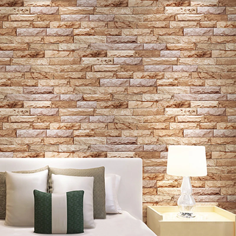 3D рельефные кирпичные обои современная простая текстура мраморного камня для