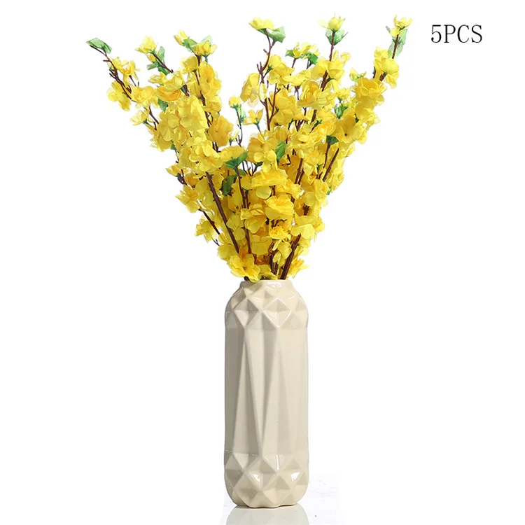 picture color Luyue Flor de flores цветы искусственный персиковый цветок для украшения дома свадебные украшения цветы - Цвет: picture color