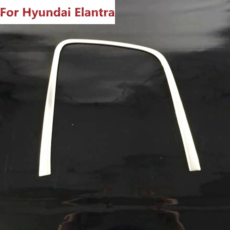 Для Hyundai Elantra Avante 2016 2017 6th нержавеющая сталь для салона автомобиля консолей