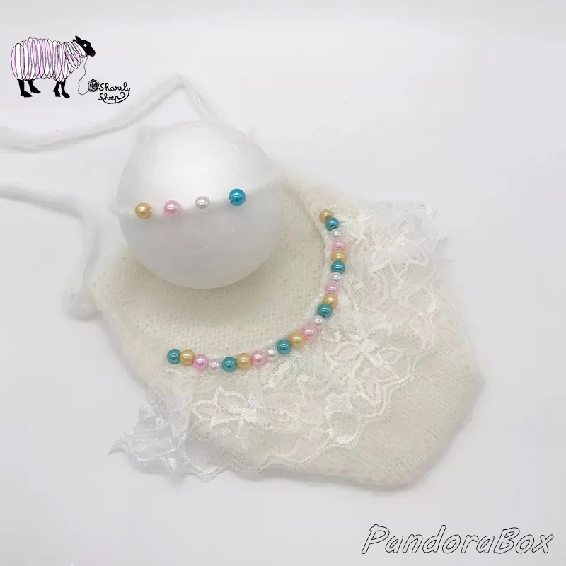 Newborn Photography Props Baby Girl Headband+Romper Photoshoot Outfits Backless Overalls Shooting Prop fotografia Accessories | Детская