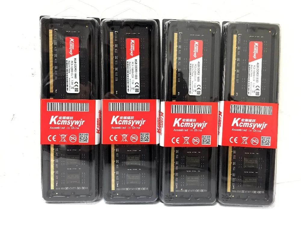 Оперативная память KCMSYWJR DDR3 4 Гб 1333 1600 МГц 4G/8G 1333 МГц 1600 10600 12800 память для рабочего стола 240pin 1,5 в 4 ГБ/8 ГБ DIMM