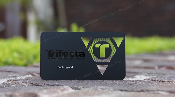 Valisere металлические черные визитки 100 шт. в партии люкс Vip карты двухсторонняя