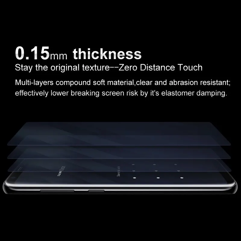 IMAK Для ZTE Nubia Z17 Mini пленка 2 предмета упаковка полный Экран полное покрытие