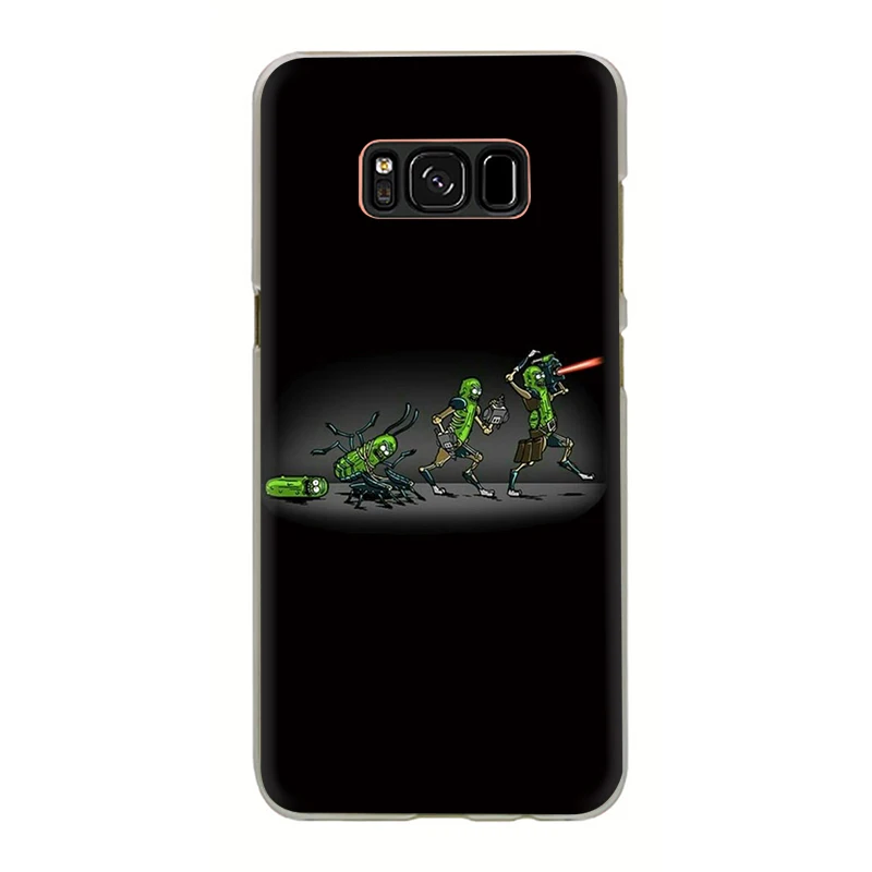 Жесткий чехол для телефона Рик и Морти Пикл Рик для samsung galaxy S6 7 Edge S8 9 Plus S10 E Plus Note8 9 M10 20 30 40 - Цвет: H8