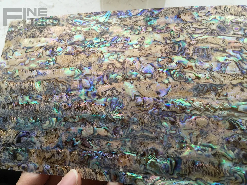 Ламинированный лист paua из Новой Зеландии с абалоновой оболочкой для музыкальных