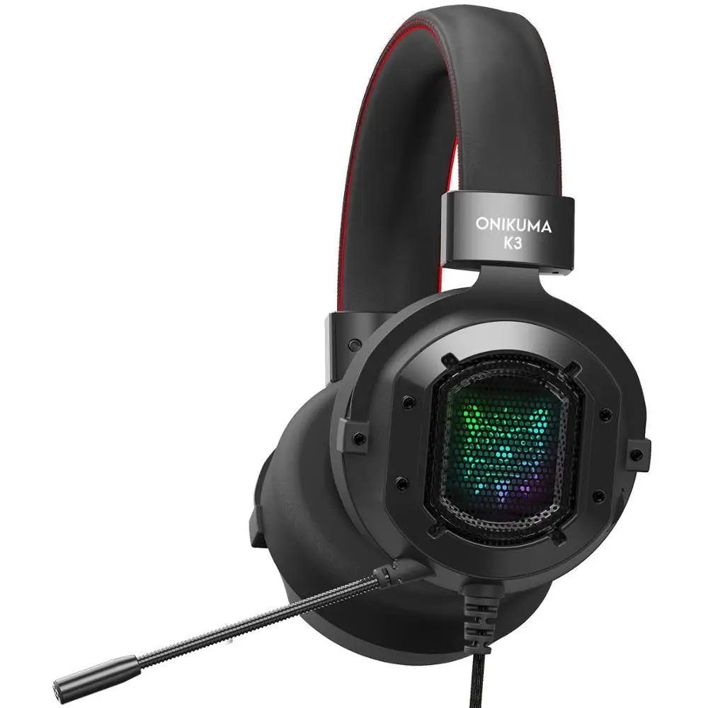 Игровая гарнитура ONIKUMA K3 RGB для мобильных игр киберспорта с микрофоном