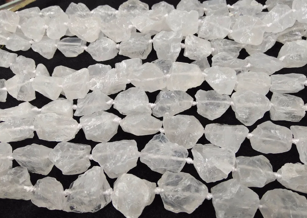 17 дюймов матовый кварцевый кристалл грубые самородки свободной формы Рок