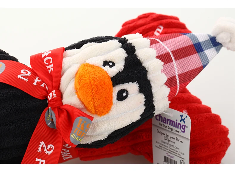 Charmingpet игрушки для собак лося Снеговик Пингвин обучение домашних животных пищат игрушки