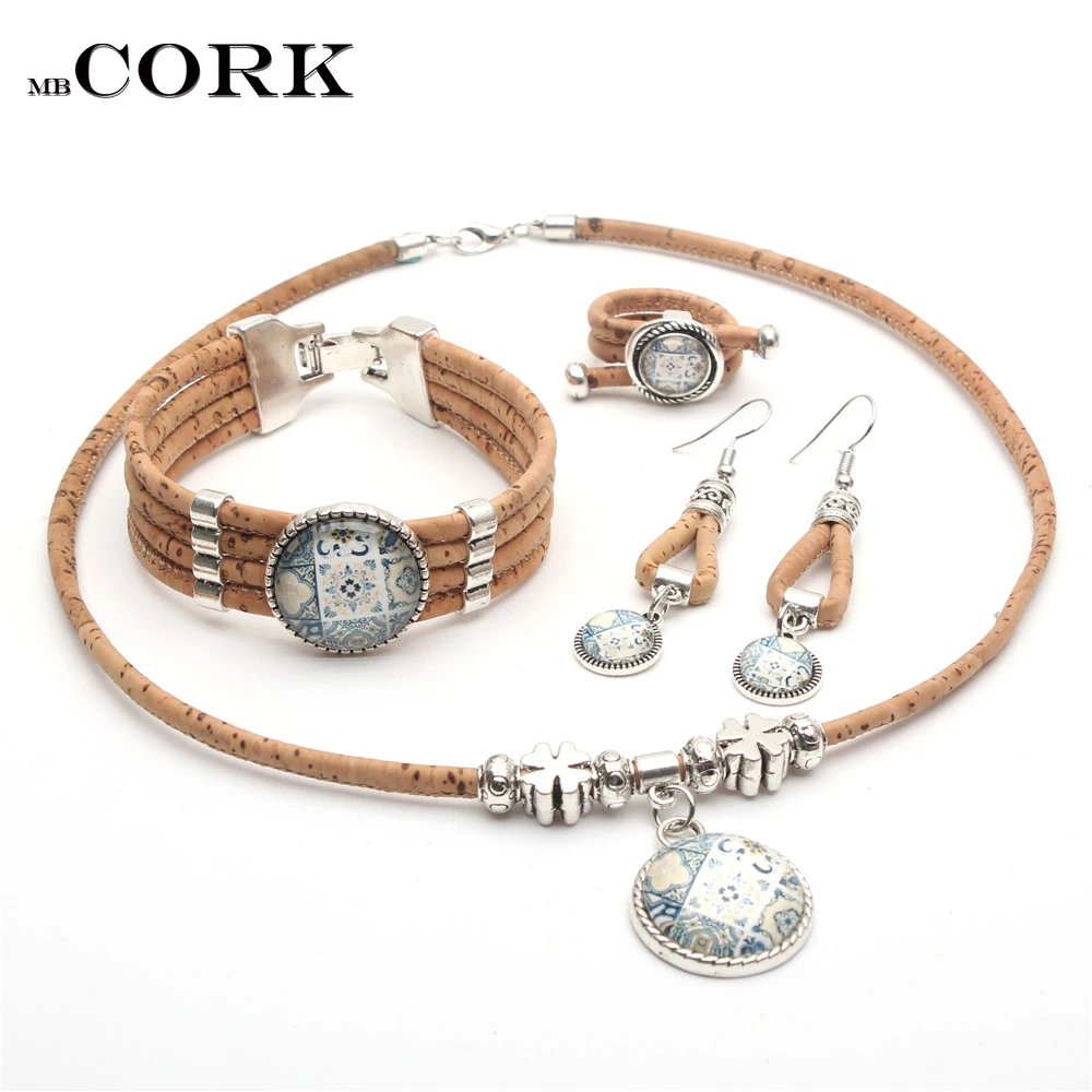 Украшения Cork набор из Португалии традиционной керамической плитки узор