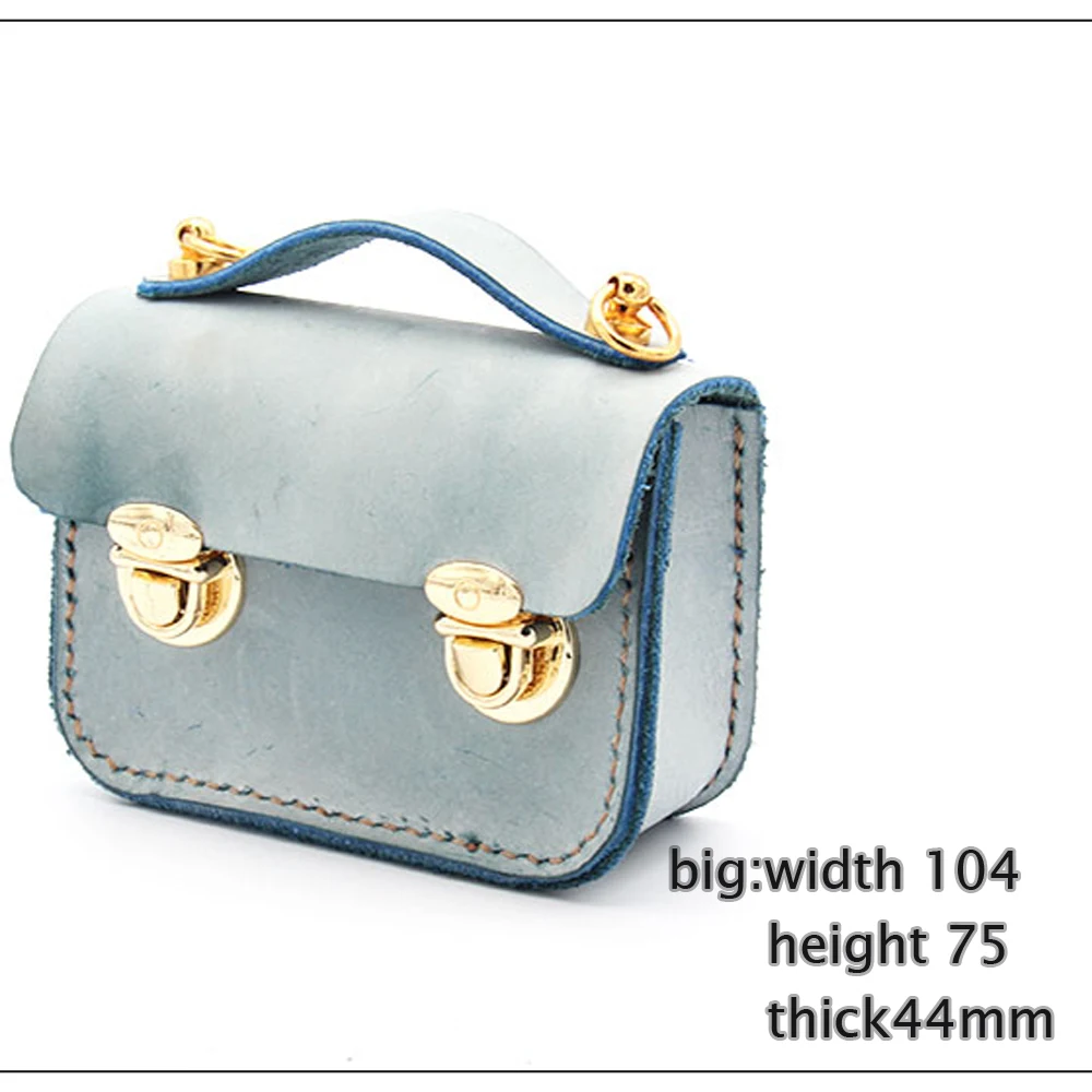 DIY кожа ремесло ПВХ швейный узор Мини Размер сумка для монет высечка шаблон 2