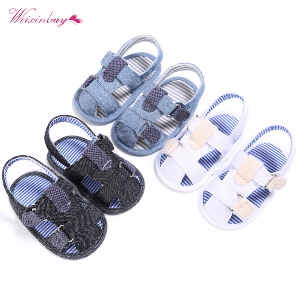 2019 Summer Baby Kids Closed Toe Sandals Denim Sport Girls Boys shoes Toddler children |