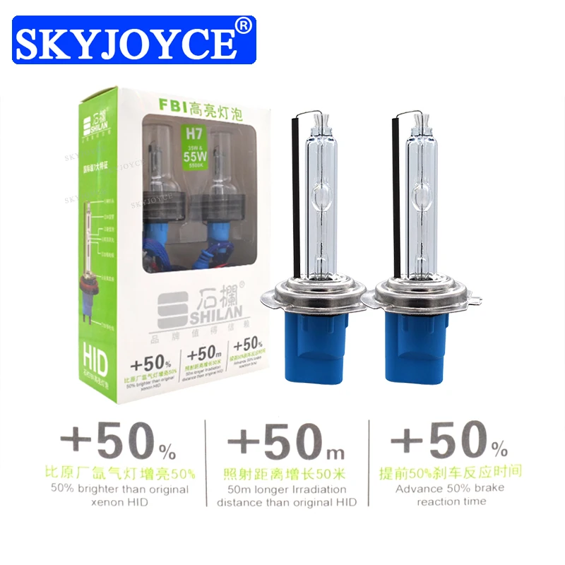 SKYJOYCE Премиум AC 55 Вт ксенон H1 H3 H7 H11 HB3 HB4 9012 D2H 35 Вт 5500 к автомобильная фара для Hylux DLT Быстрый Яркий балласт комплект