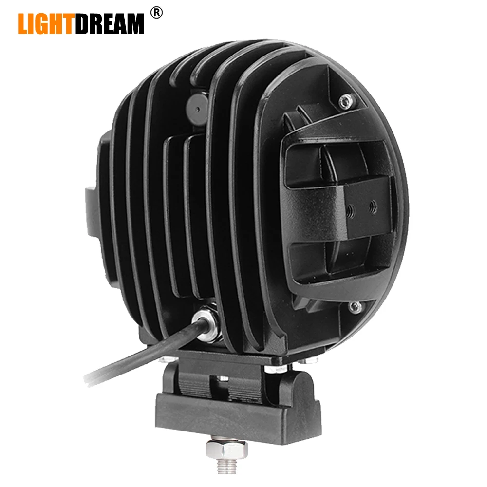 Светодиодная фара рабочего освещения 60 Вт 6 дюймов круглая для внедорожника