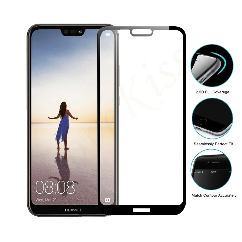 Для Huawei P8 P9 P20 Lite Plus 2017 Enjoy 6S стекло Honor 8 9 Pro V10 6A 6C 7X Y6 полное покрытие Защитная