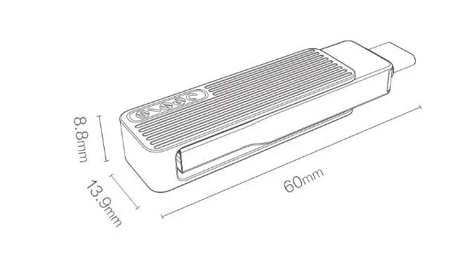 Мобильный телефон Youpin JESIS Type C USB с двойным интерфейсом U диск M1 вращение на 360