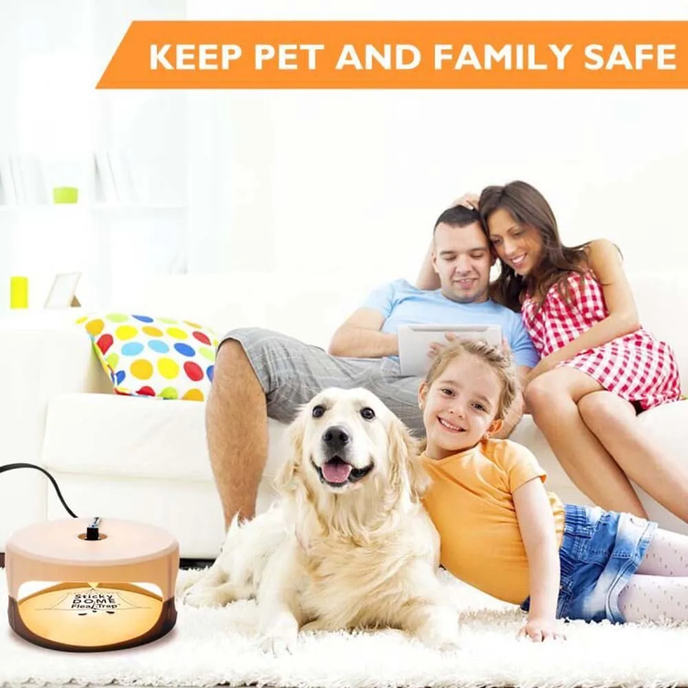 

Household Sticky Flea Killer Trap Lamp Non-Toxic Bug Control For Insect Killer Home Using Pet Flea Eliminate Tool