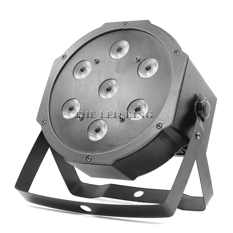 Заводская розетка светодиодсветодиодный 7x18 Вт RGBWA + УФ светильник с зумом Lyre 6 в 1