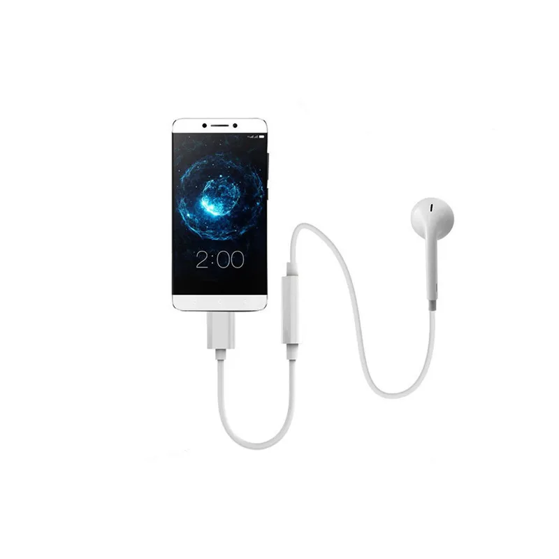 Кабель-адаптер для наушников 3 5 мм с разъемом Type-C на usb 1 папа дюйма AUX Xiaomi 6 Mi6 Letv 2 pro