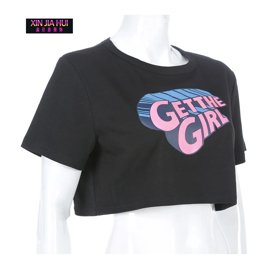 3D печатных черный удобный хлопок свободный короткий рукав уличный Джаз полюс