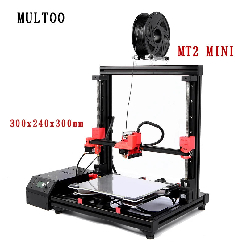 Лидер продаж multoo Профессиональный 3D-принтеры FDM линейной направляющей ШВП два
