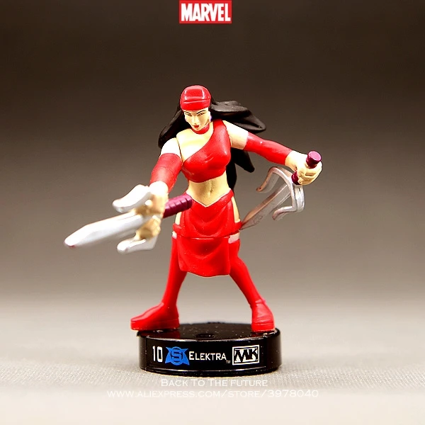 

Disney Marvel Elektra, фигурка 8 см, аниме, мини-украшение, Коллекция ПВХ, фигурка, игрушка, модель для детей, подарок