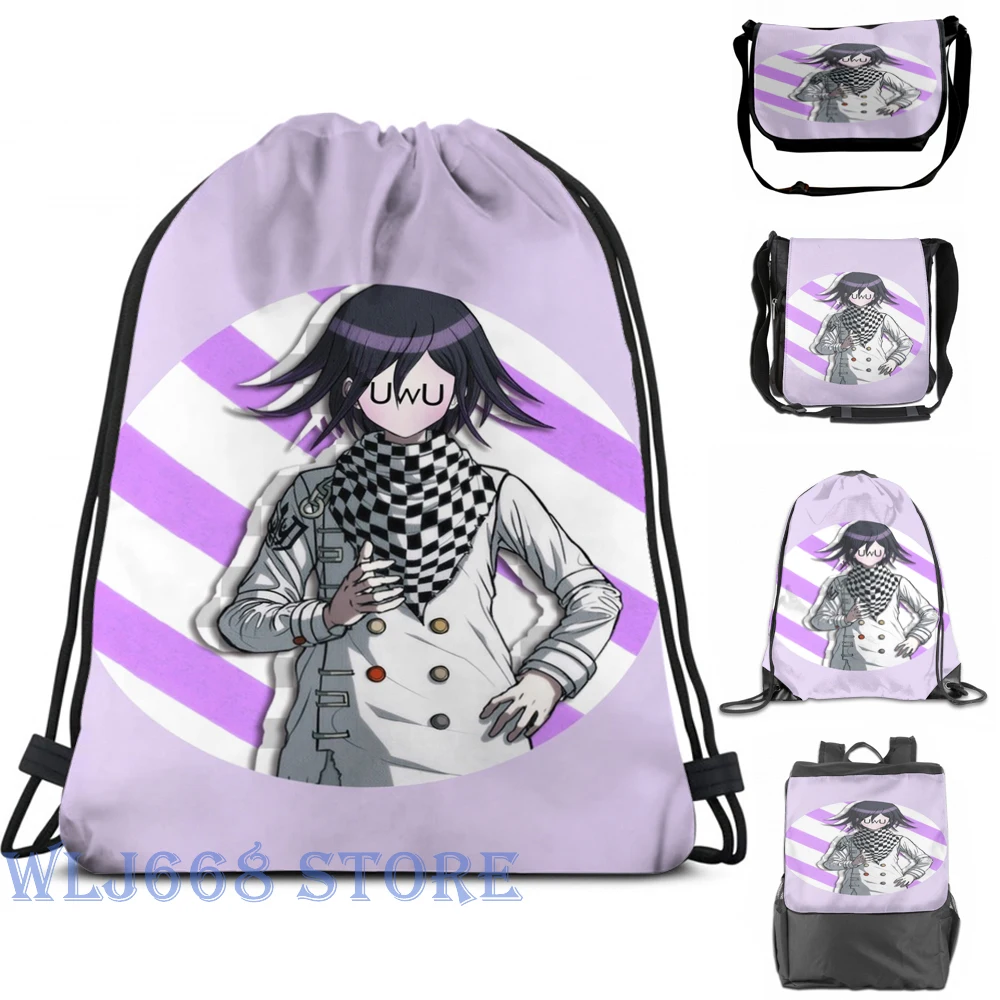 Забавные сумки на плечо с графическим принтом для женщин Danganronpa-Kokichi Ouma, рюкзак на одно плечо для путешествий, мужская спортивная сумка