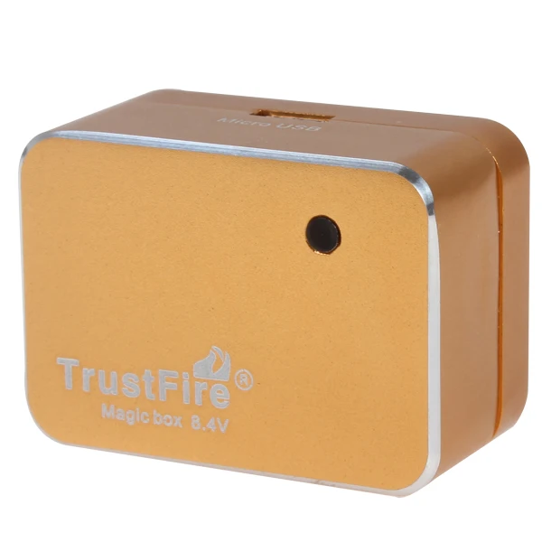 TrustFire 8 4 V Волшебная коробка батарейный блок зарядное устройство адаптер Micro USB