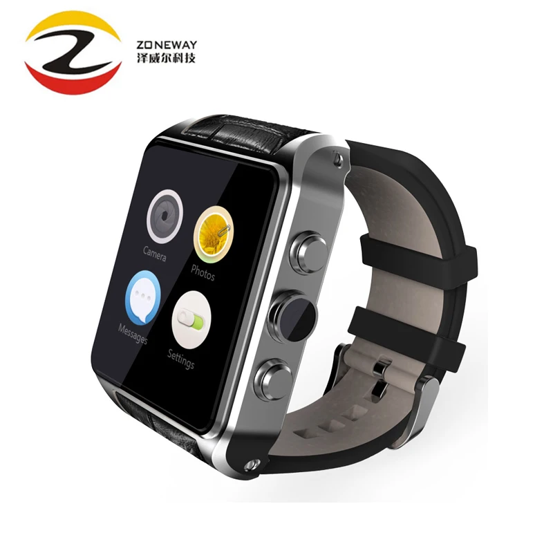 Новый zonway x01 плюс 1.54 дюймов Смарт часы Android 5.1 3G Bluetooth Dual Core 1 ГБ Оперативная память 8