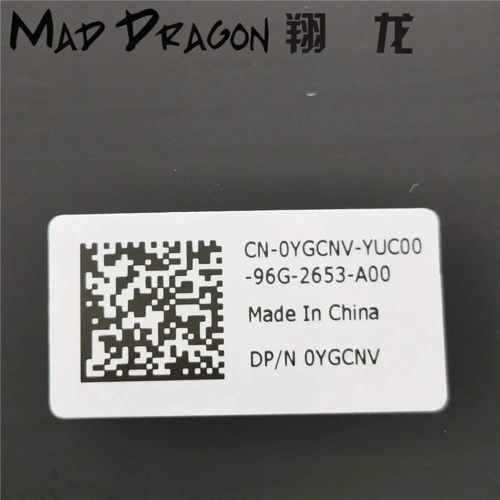 MAD DRAGON бренд ноутбука ЖК-задняя крышка Топ чехол черный корпус красный логотип для Dell G3 15 3590 G3 3590 YGCNV 0 YGCNV