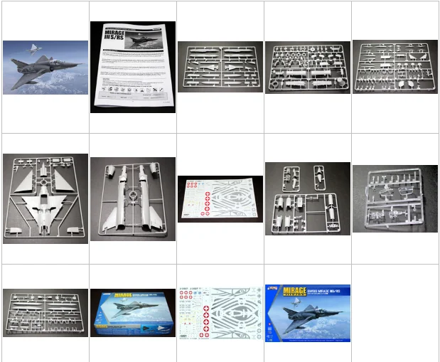 Комплект модели Kinetic 1/48 Swiss Mirage IIIS/RS | Игрушки и хобби