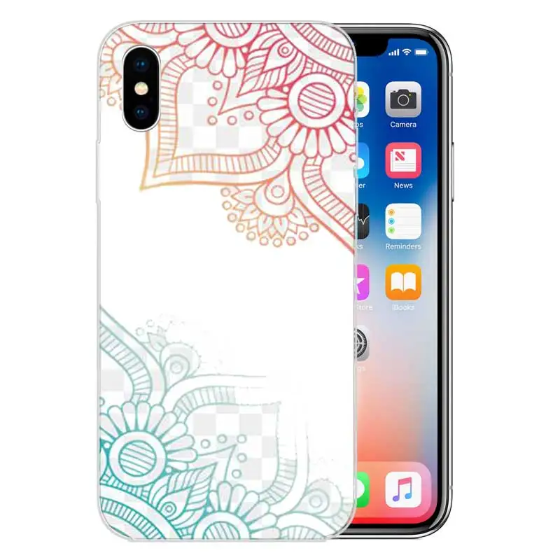 Fundas силиконовый чехол для телефона Apple iPhone 6 6S 7 8 Plus X 10 XS MAX XR 5 5S SE с сердцем цветок