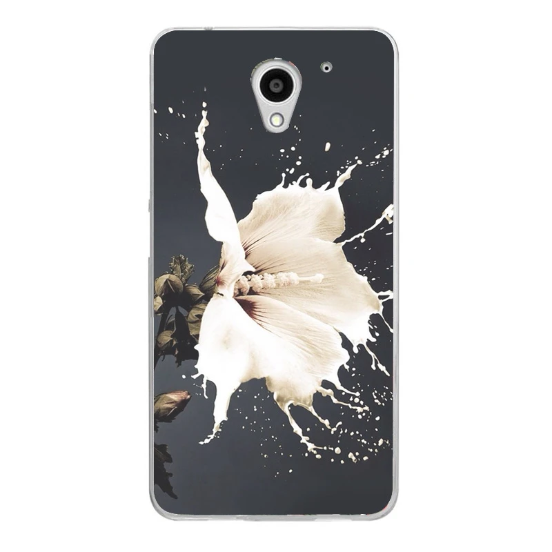 For ZTE A510 Fashion Colorful Flower Flora Smile Face Painted Cute Pattern Clear Soft TPU Silicone Case B078 |