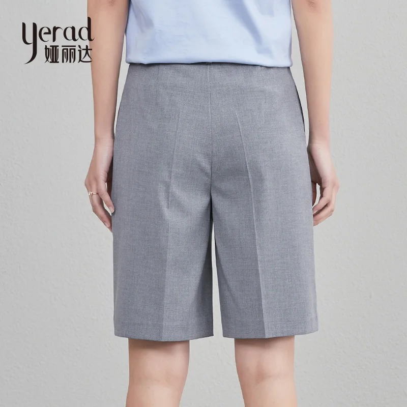 YERAD 2019 New Summer Women Shorts Fashion Wide Leg Female Casual Loose Fit Bermudas Suit | Женская одежда