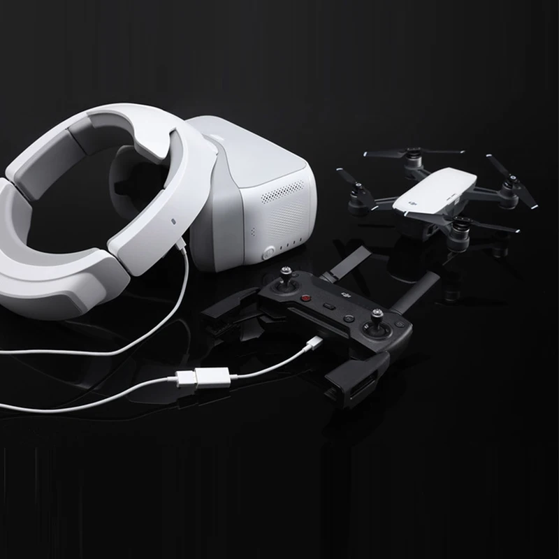 DJI очки Micro USB OTG кабель для передачи видео Отзывы и управления данными между Spark