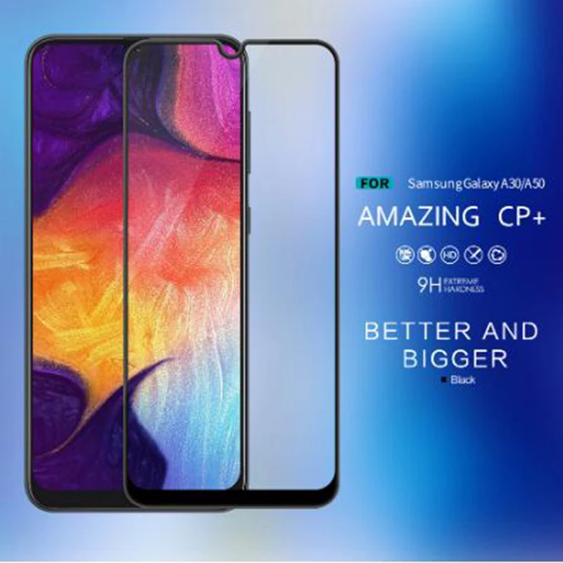 3D полностью приклеенная поверхность изображения процессор A50 стекло для Samsung Galaxy