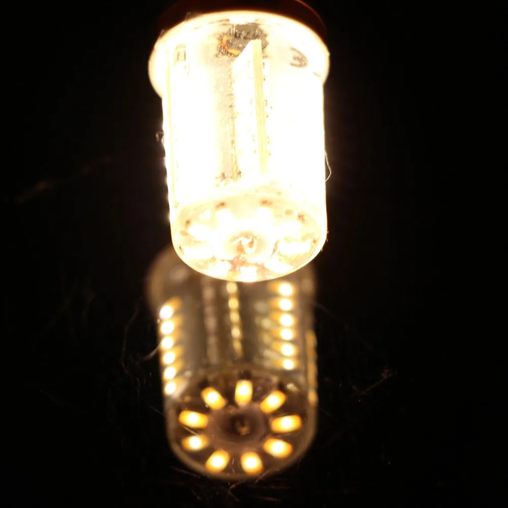 Joneaz 4x ampoule led e14 bulbs lamp Ac Dc 12 volt 5w silicone corn light 3014 57 leds candle Chandelier Crystal Ceiling lamps | Лампы и