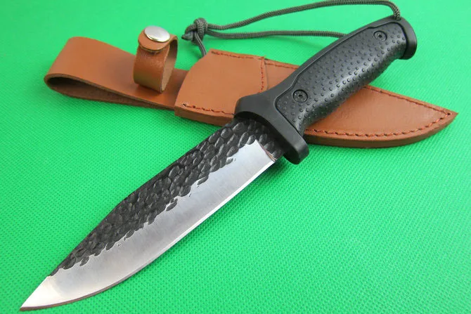 Black Forge Steel Hunting Knife Survival Knives Fixed Blade Camping Straight Tactical ABS Handle 730# | Инструменты