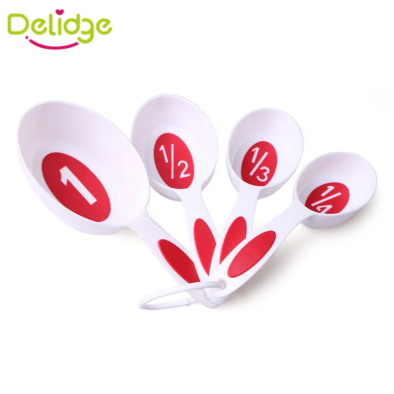 Delidge Искусственные пластиковые Кухонные мерные ложки полезная модель набор