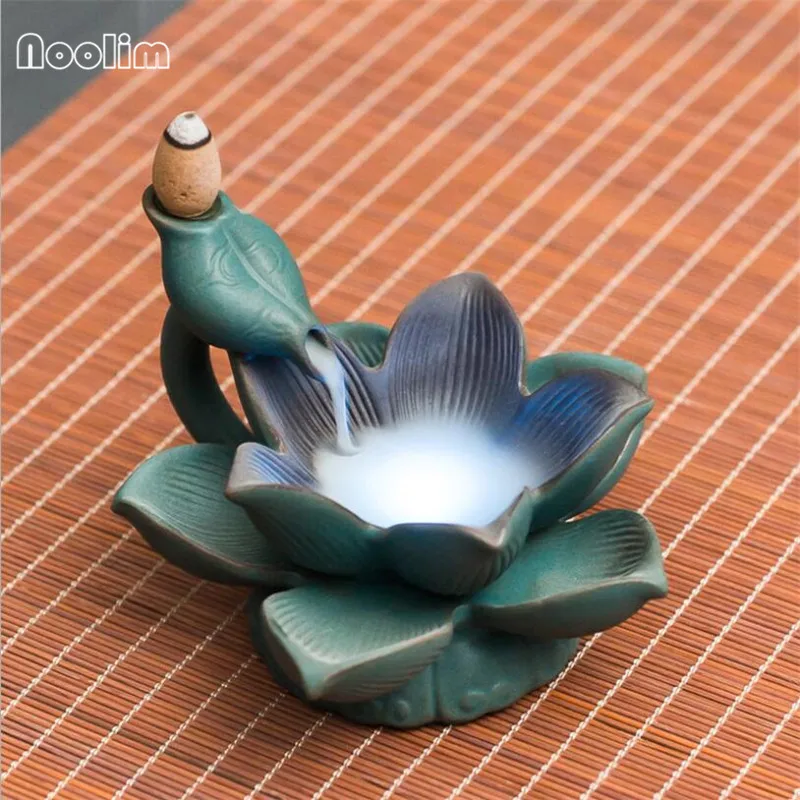 Светодиодный светильник Lotus с подсветкой ароматическая горелка ручной работы