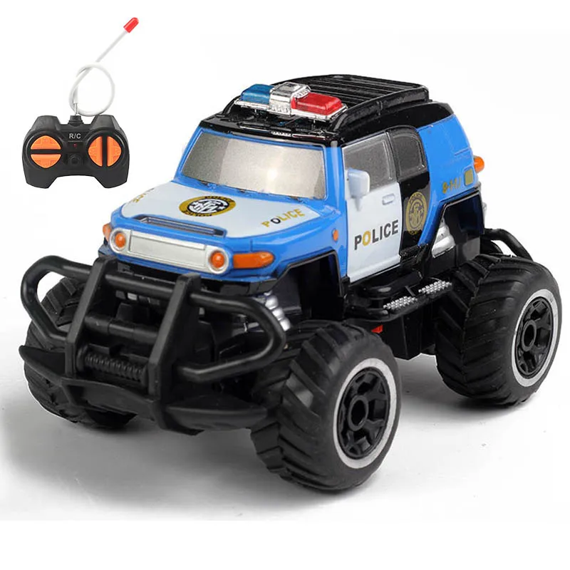 Toyota police car 1:43 пластик RC мини Hummer внедорожный багги rc электрический автомобиль модель игрушки с дистанционным управлением машины для горячих детей игрушки - Цвет: Toyota police car