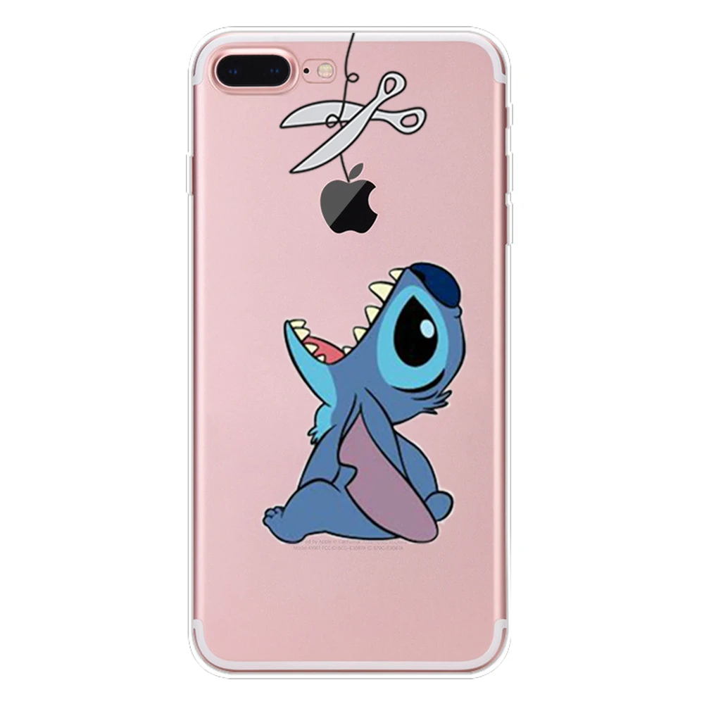 Soft TPU For iphone XS Max XR X 8 7 6 6S Plus 5 5S SE 5C 4S 4 Case Cover Transparent Silicone Cute WALL-E Princess Phone Shell |