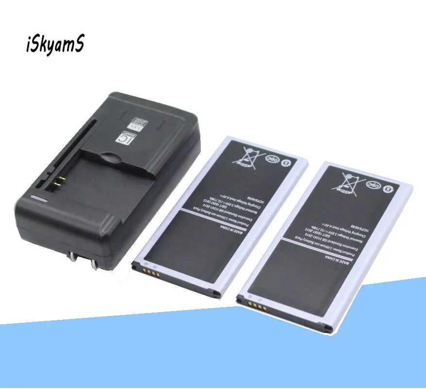 ISkyamS 2x3300 мА/ч EB BJ710CBE запасная батарея + зарядное устройство для Samsung Galaxy J7 2016 Edition J710