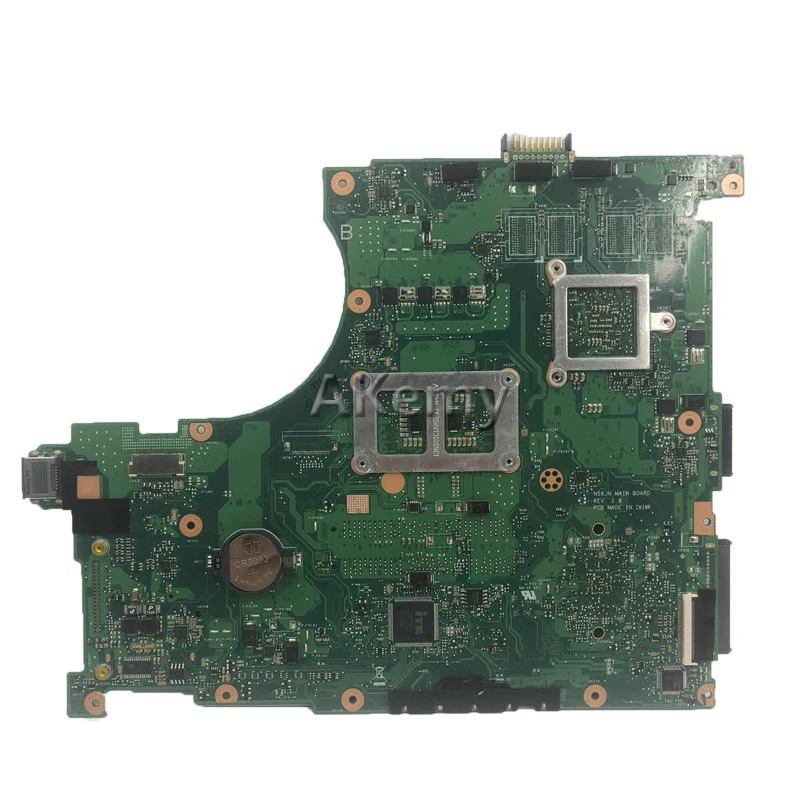 Материнская плата для ноутбука Amazoon N56JN For Asus N56J N56 тест оригинальная материнская I7