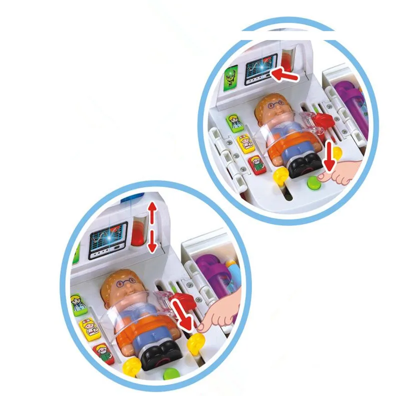 10X мигалка скорой помощи музыкальный доктор спасательный автомобиль набор