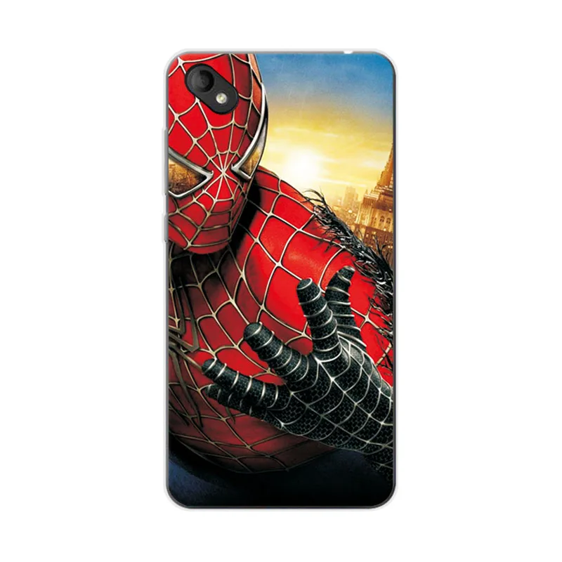 Charming Captain America Phone Case For BQ 5035 BQ5035 Cover Spiderman Iron Man Soft TPU BQ-5035 Coque Capa Funda 5&quot Inch |