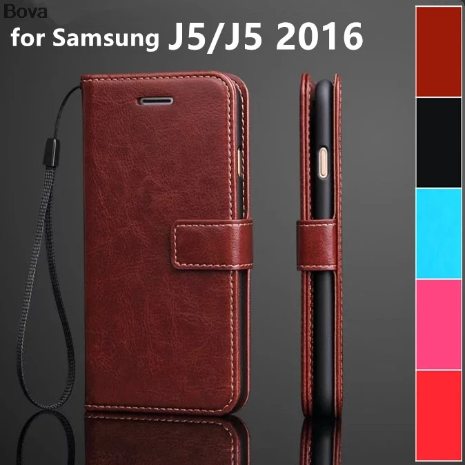 Чехол с держателем для карт Samsung Galaxy J5 2016 J510 J510F J5100 чехол телефона из