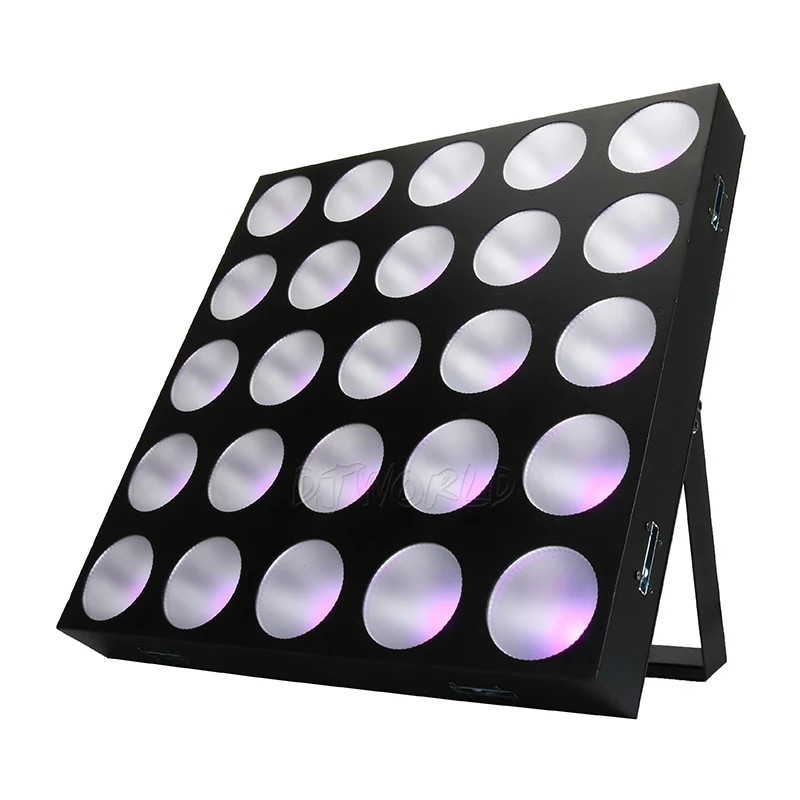 Djworld LED 25x30W RGBW Blinder Matrix DMX512 Stage Effect Lighting Good For DJ Disco Party Bar Wedding Decorations Best Seller