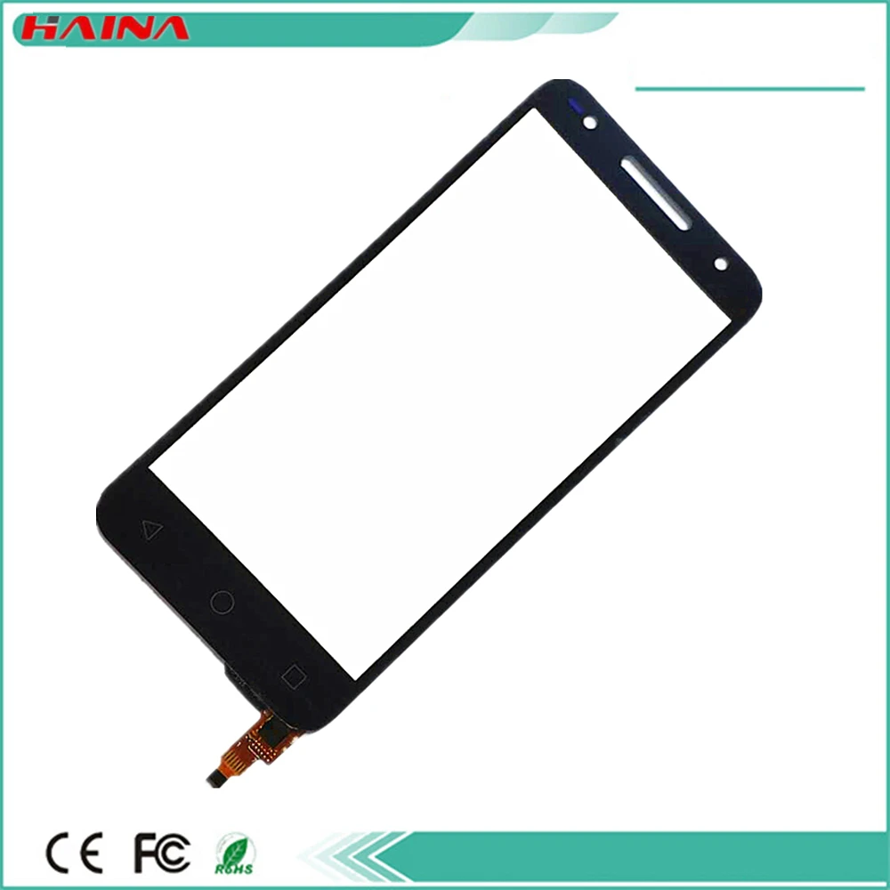 Стеклянный сенсорный экран с лентой черный для Alcatel U5 HD 5047D 5047I 5047U 5047Y OT5047 |