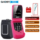 Супер мини флип мобильный телефон LONG-CZ J9 0,66 дюймов маленький celulares Беспроводной набиратель номера через Bluetooth волшебный голос изменить SOS Celllphone